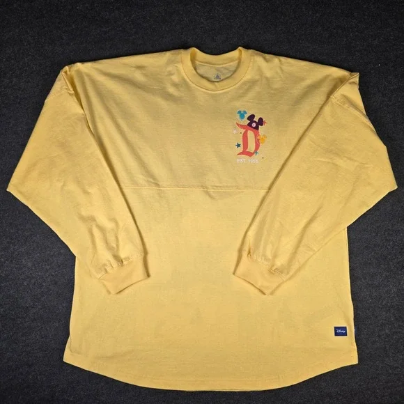 NWT Disney Disneyland Resort Play in Parks Yellow Spirit Jersey Size S - Picture 2 of 11